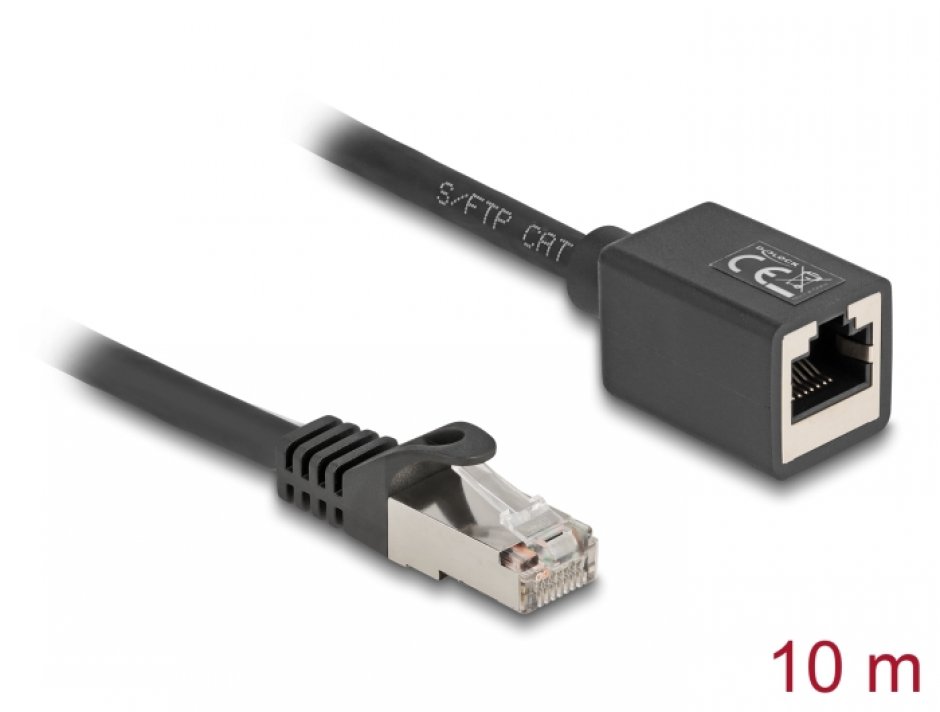 Cablu Prelungitor RJ45 Cat.6A 10m Delock