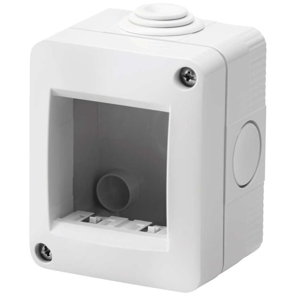 Doză aparentă 2 module Gewiss IP40 Gri