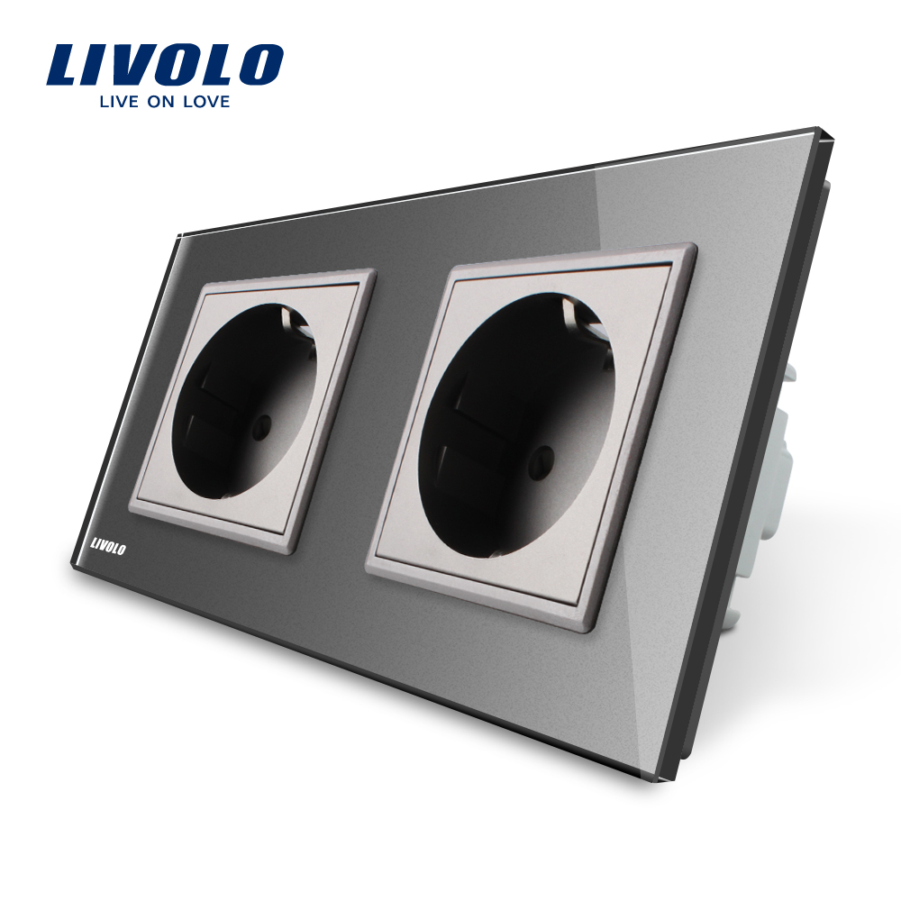 Priză Dublă Livolo cu Ramă Sticlă | Design Premium - imagine 21