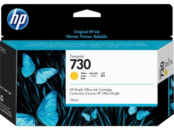 Cartus Cerneala HP 730 Galben Original pentru DesignJet