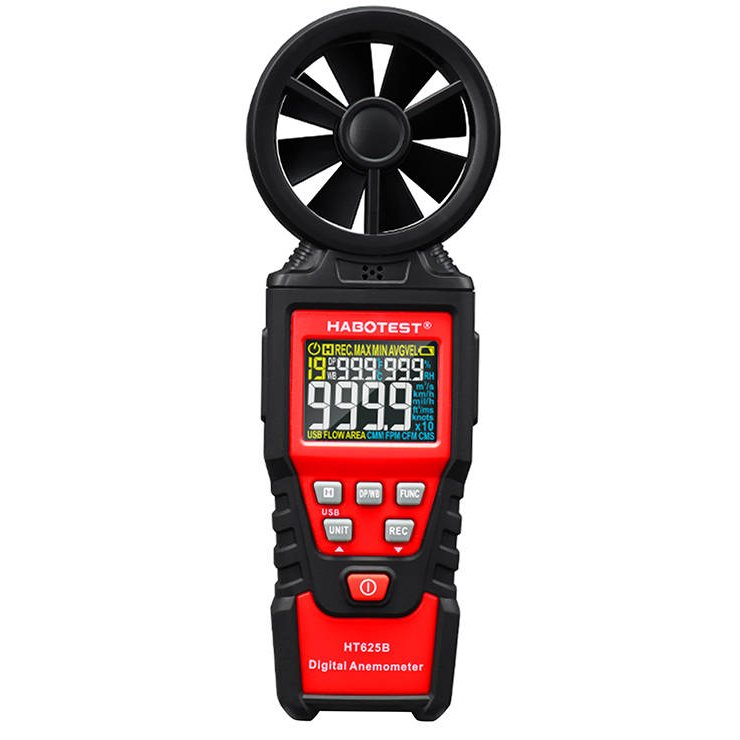 Anemometru Digital Habotest HT625B, USB