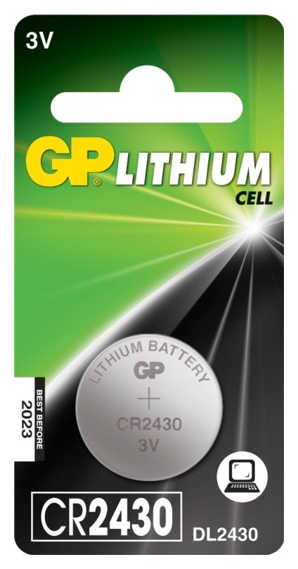 Baterie GP CR2430 3V Lithium, 1 Bucată
