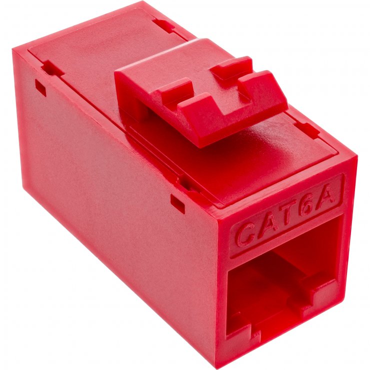 Cupla RJ45 Cat.6A InLine Rosu 10Gb/s