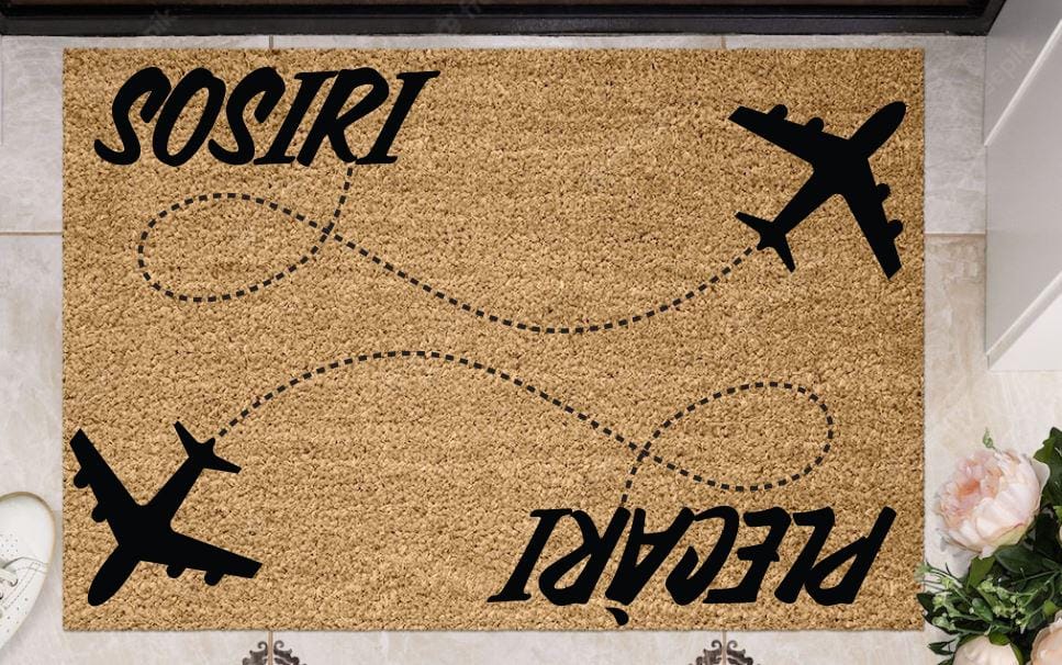 Covoraș intrare HEINNER HOME Plane 60x40 cm Iarbă de mare