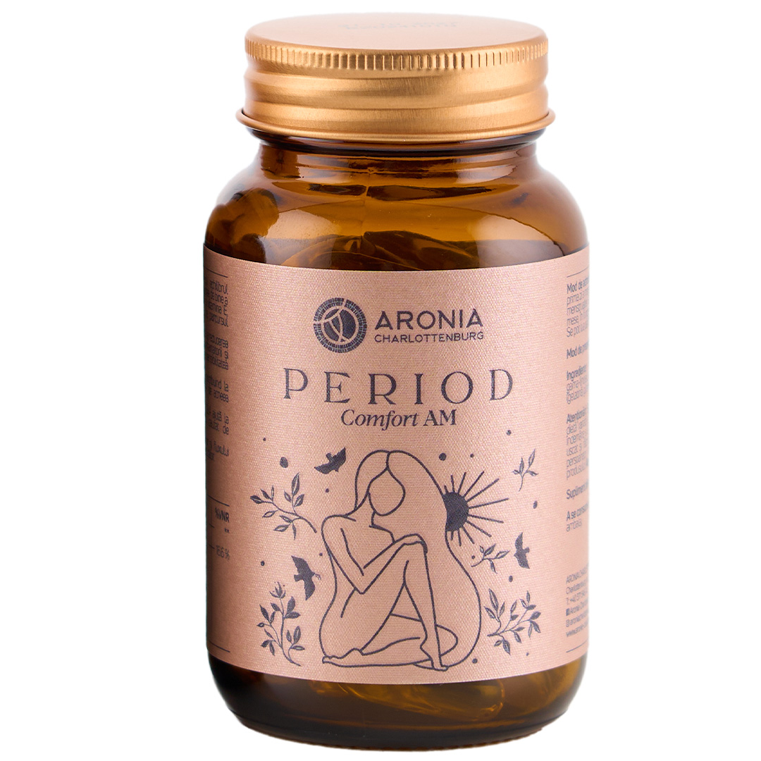 Period Comfort AM - Ulei de Luminița Nopții 1000mg, Aronia