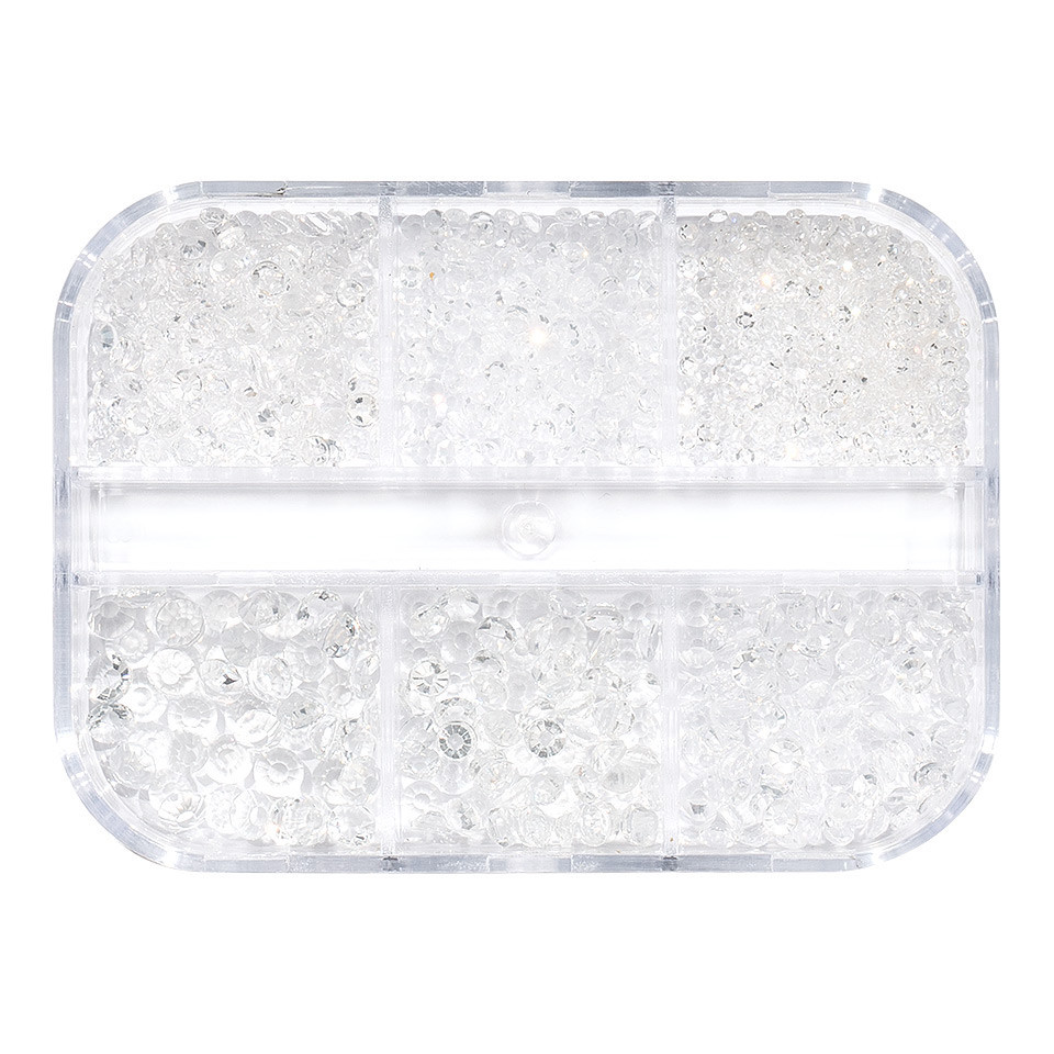Strasuri Unghii LUXORISE Magic Ice, 6 modele