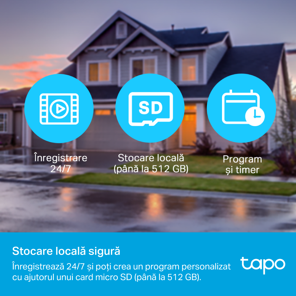 Tapo C500 Camera Exterior IP65, Full HD 1080p - imagine 8