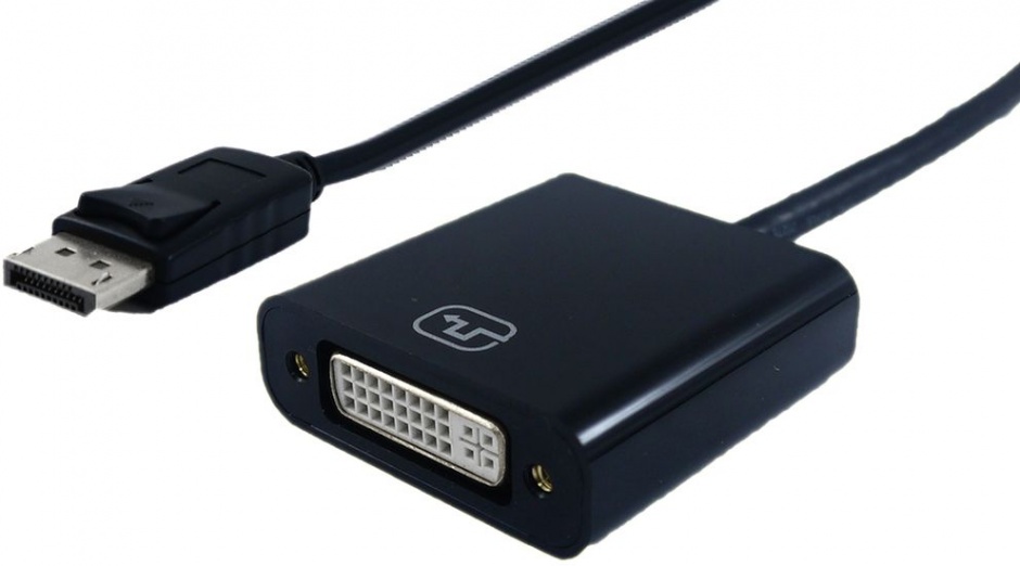 Adaptor Displayport la DVI T-M Negru OEM