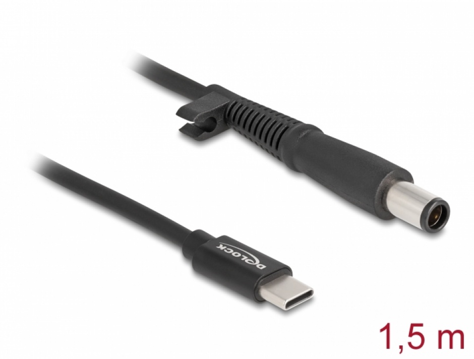 Cablu Alimentare Delock USB-C la HP 7.4x5mm
