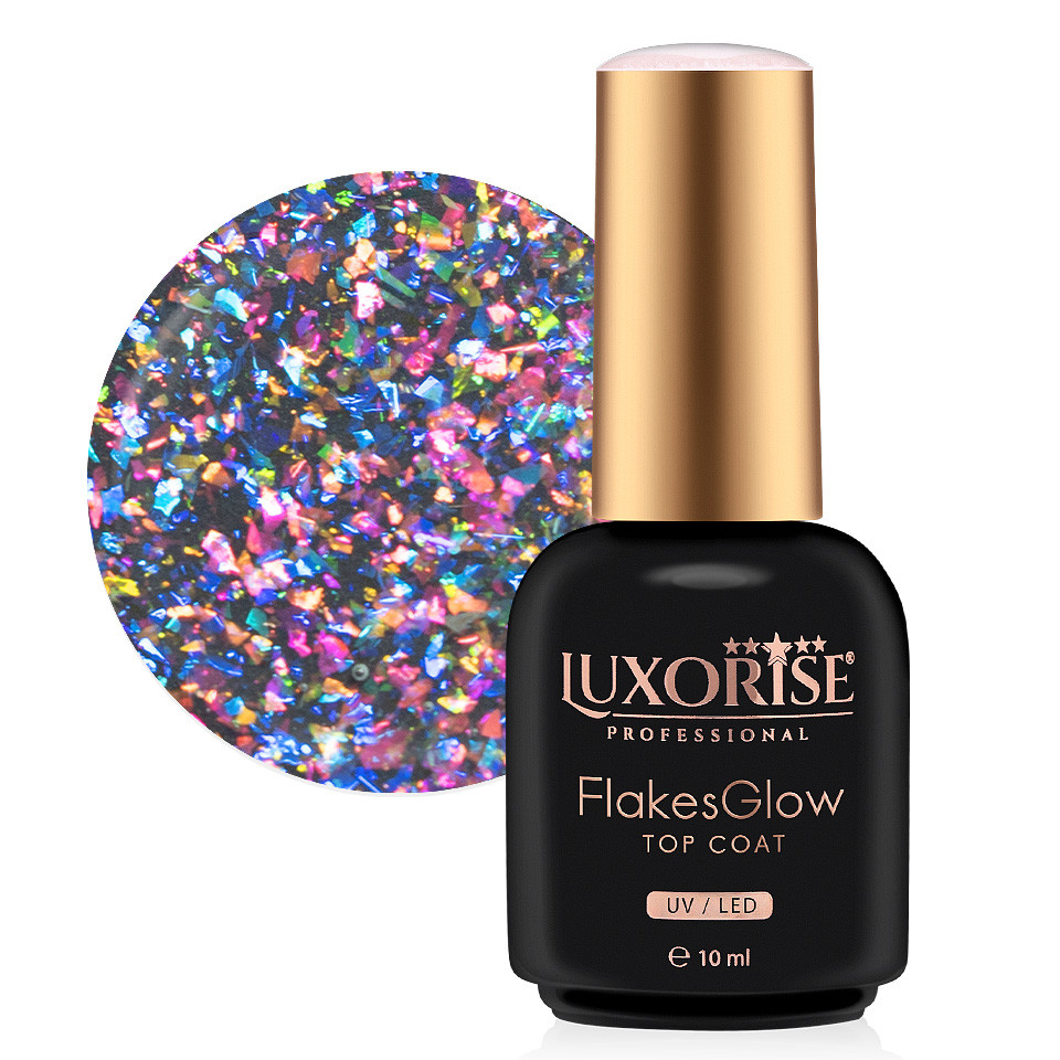 Top Coat LUXORISE FlakesGlow Unicorn Magic 10ml