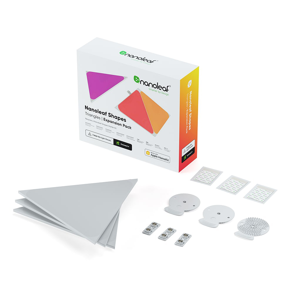 Extensie Nanoleaf Shapes Triangles, 16M Culori