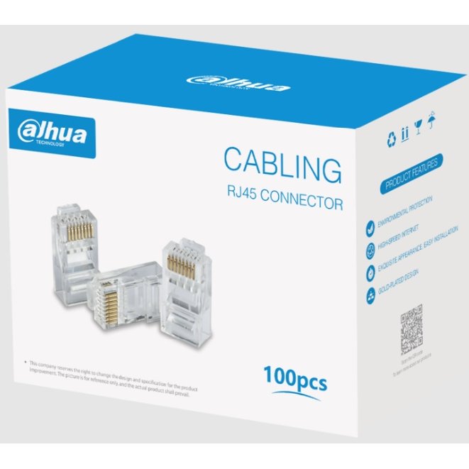 Mufa RJ-45 CAT6 Dahua PFM976-631-PT, 100 bucati, (nu sunt Pass Through)