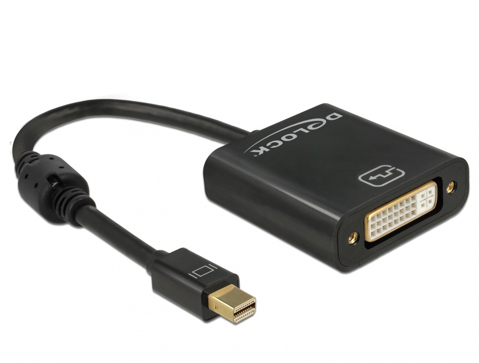 Adaptor Mini Displayport la DVI 4K, Delock 62605