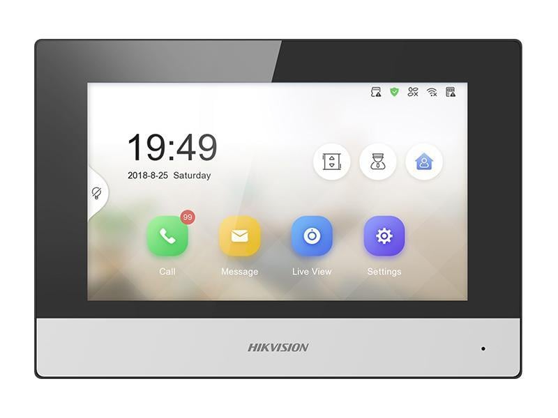 Monitor Hikvision 7" Touch Screen PoE