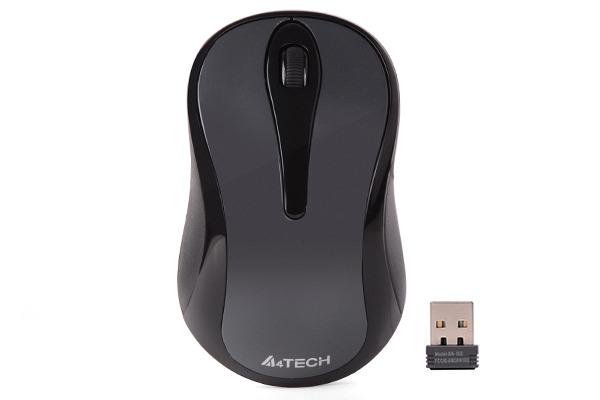 Mouse Wireless A4TECH 1000 dpi Gri - Libertate de Mișcare