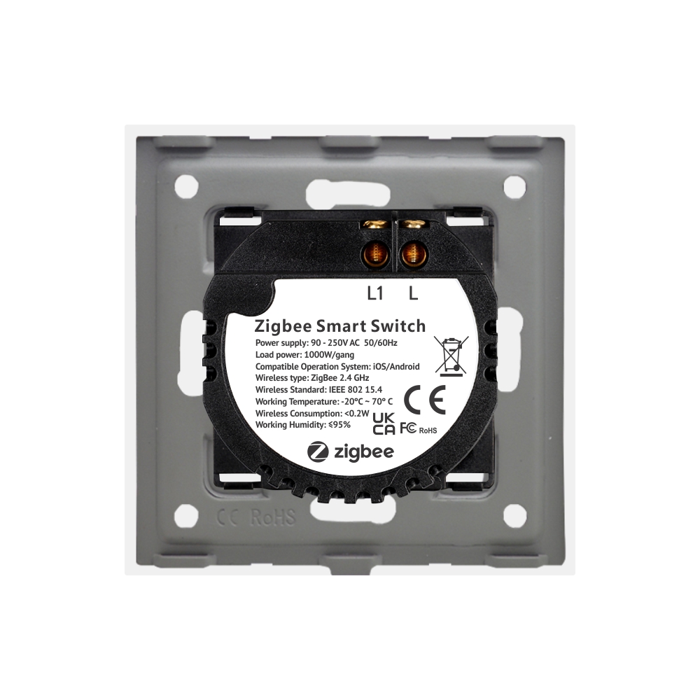 Întrerupător Touch Sticlă Luxion ZigBee Smart - imagine 4