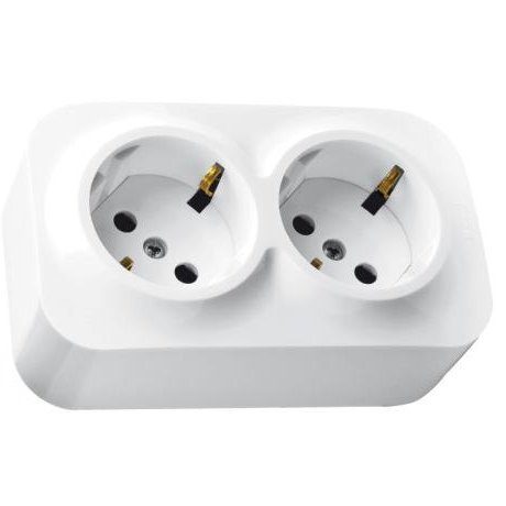 Priză Dublă Schuko Legrand Forix, Alb, 16A