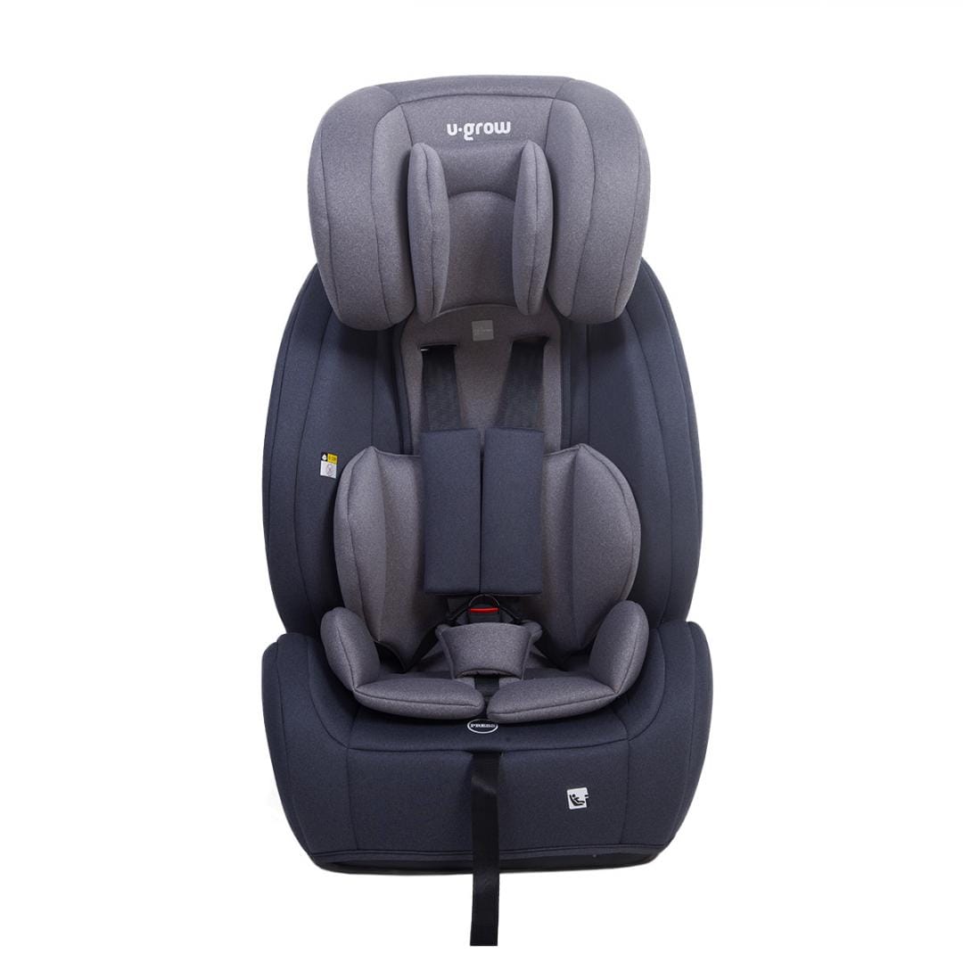 Scaun Auto U-Grow 15 luni-12 ani, ISOFIX, Top Tether, Gri - imagine 5