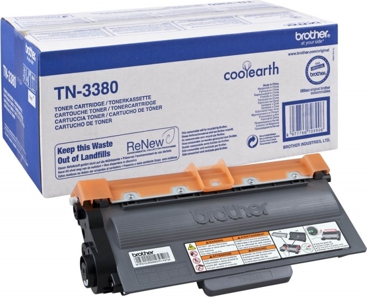 Toner Original Brother TN3380 Black - 8000 Pagini