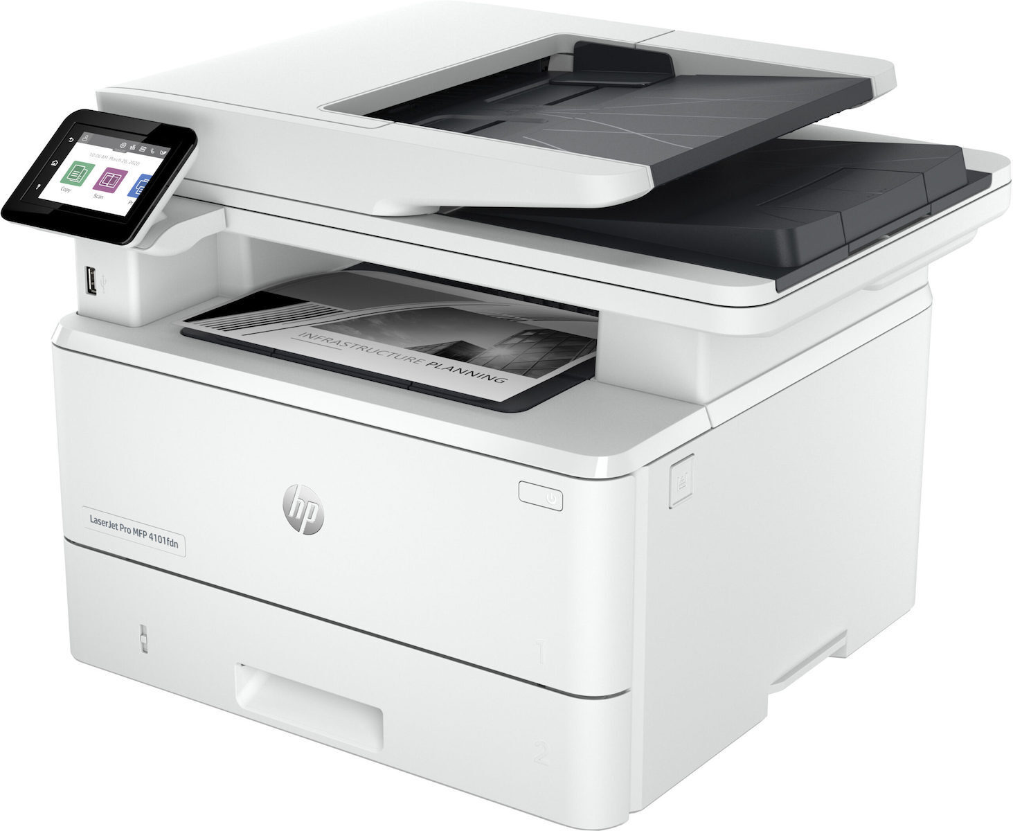 Imprimanta HP LaserJet Pro MFP 4102fdw - Laser Monocrom 40ppm - imagine 2