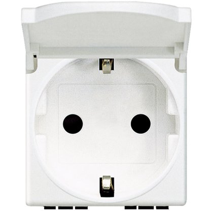 Priza 2 module Bticino Living Light Albă