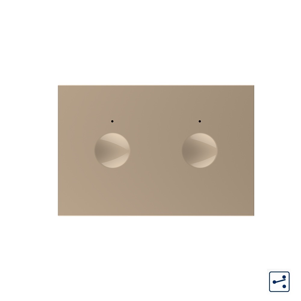 Modul Dublu Touch Livolo Cap Scară Italian - imagine 8