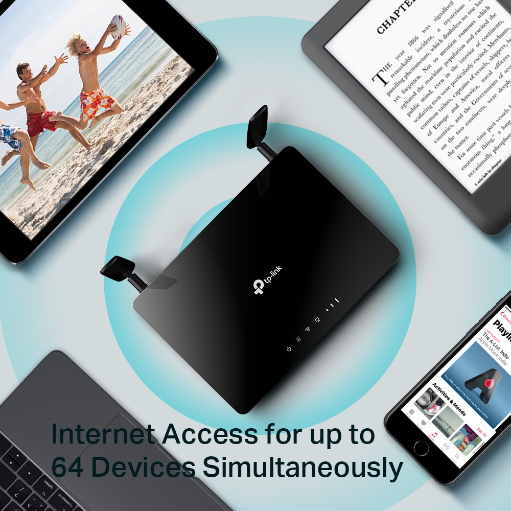 Router 4G LTE TP-Link Archer MR400 AC1200 Dual Band - imagine 5