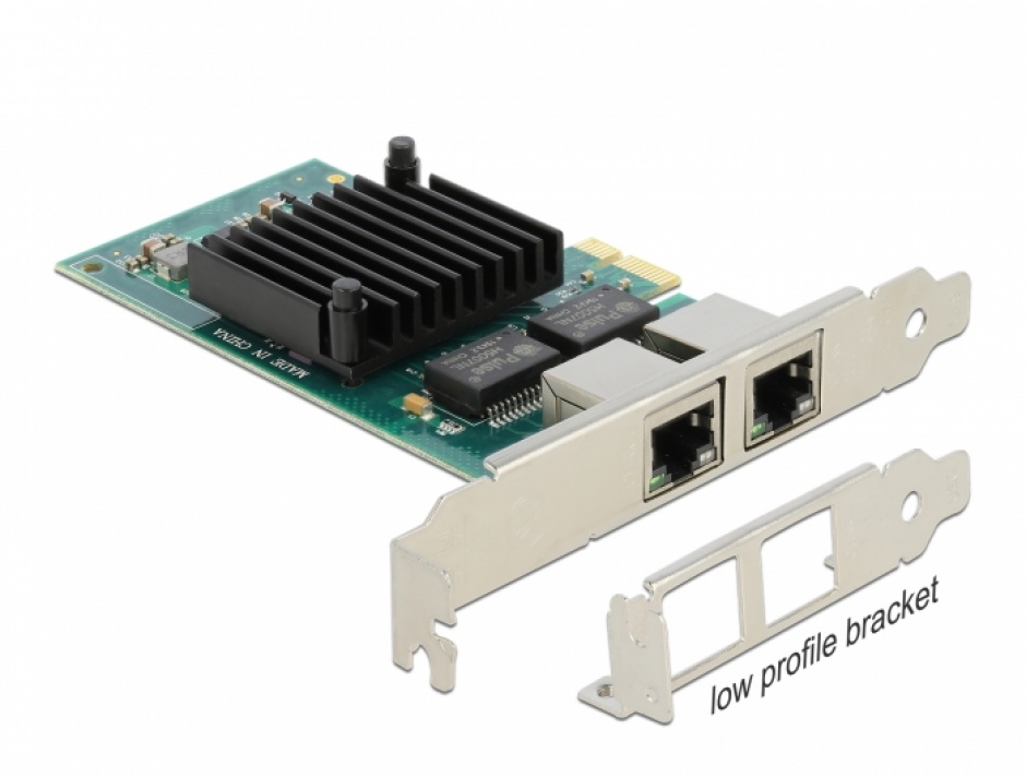 Placa Rețea Delock 2x Gigabit LAN Intel i350