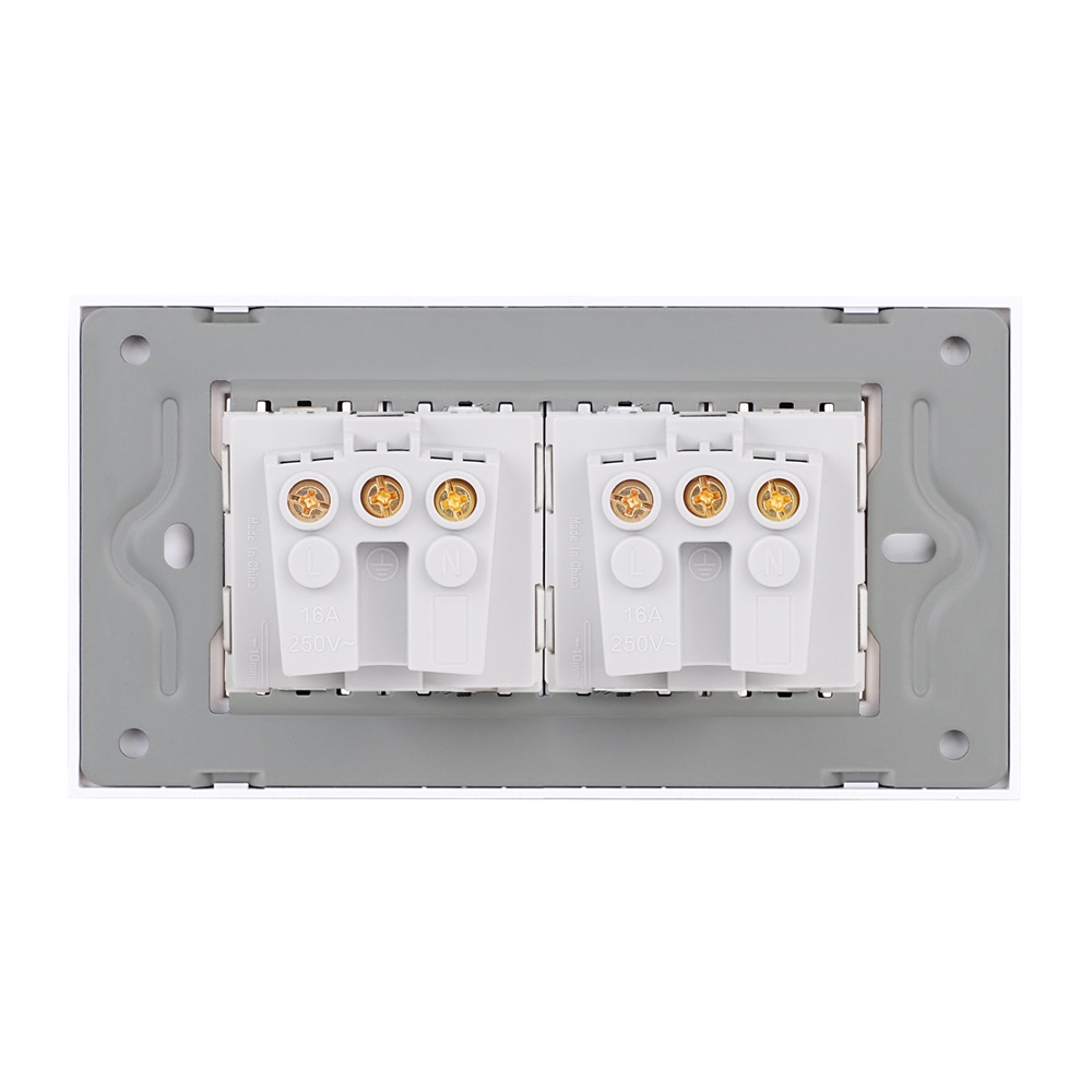 Priza Dubla Sticla Luxion 4M, Design Modern - imagine 4