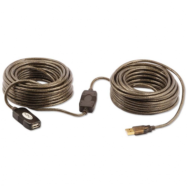 Cablu Activ USB 2.0 Lindy, 20m