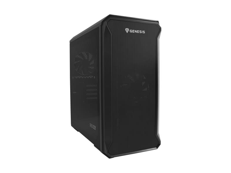 Carcasa Genesis IRID 503 V2 Mini Tower Negru - Sticlă Templated - imagine 2