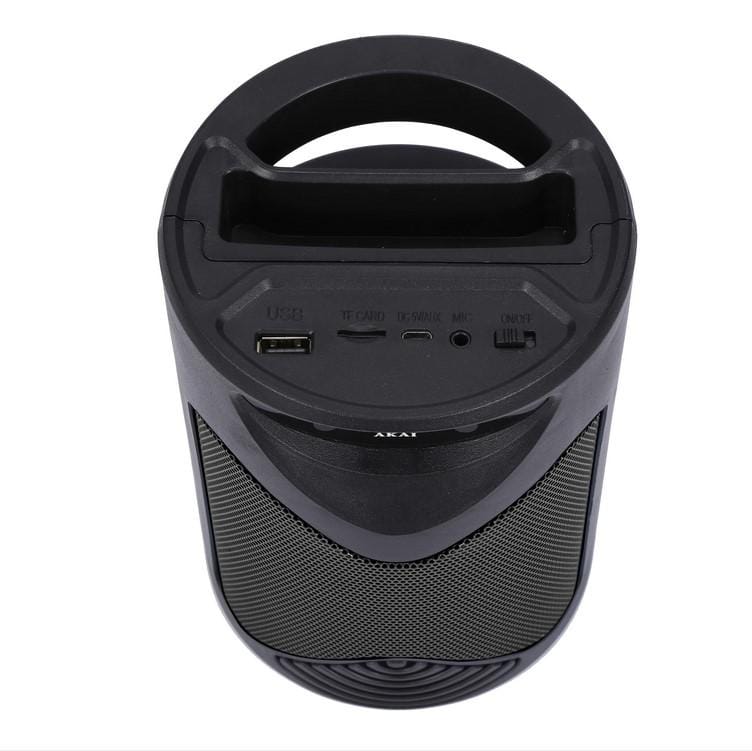 Boxă Portabilă AKAI ABTS-704 Bluetooth 4.2 Radio FM LED Negru - imagine 3