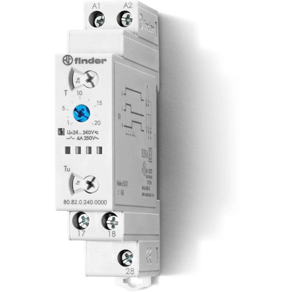 Releu Timp Finder 80.82, Comutare Stea-Triunghi