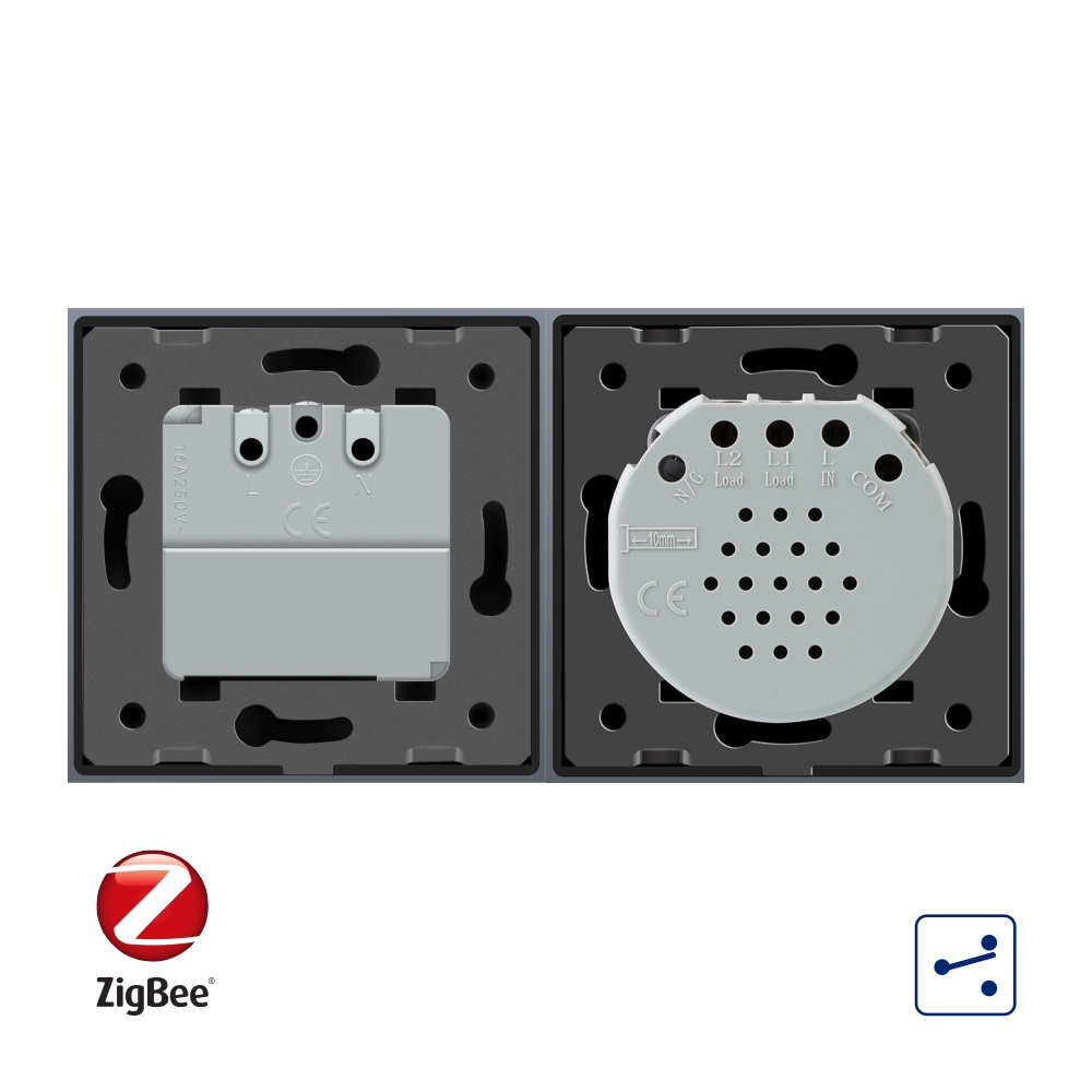 Intrerupator Dublu ZigBee + Priza Livolo, Smart - imagine 7