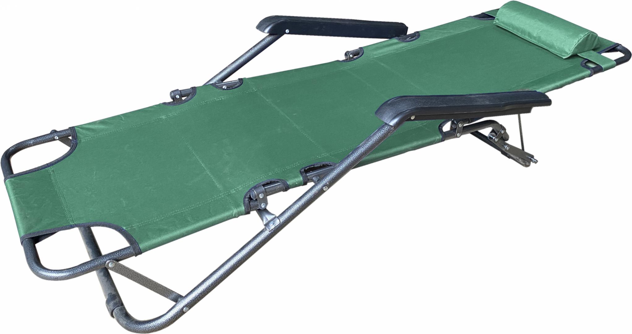 Sezlong Verde Relaxare 153x60x79cm - Confort și Design Modern - imagine 2