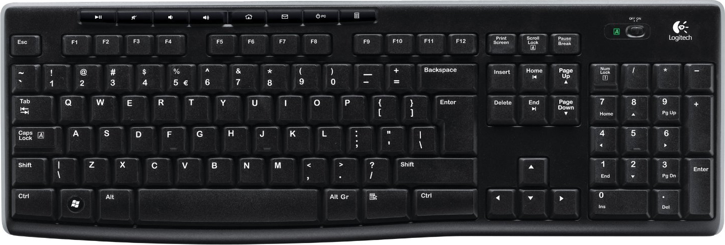 Tastatură Wireless Logitech K270 - Multimedia Compactă