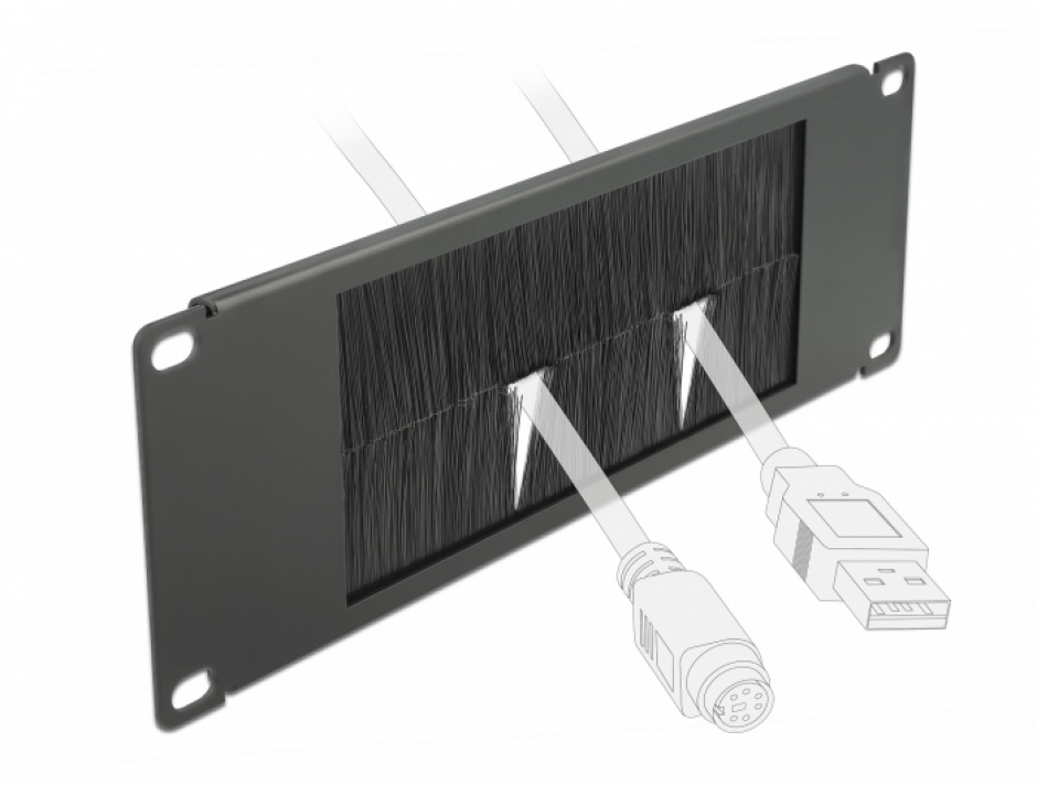 Organizator Cabluri 2U Delock 66481