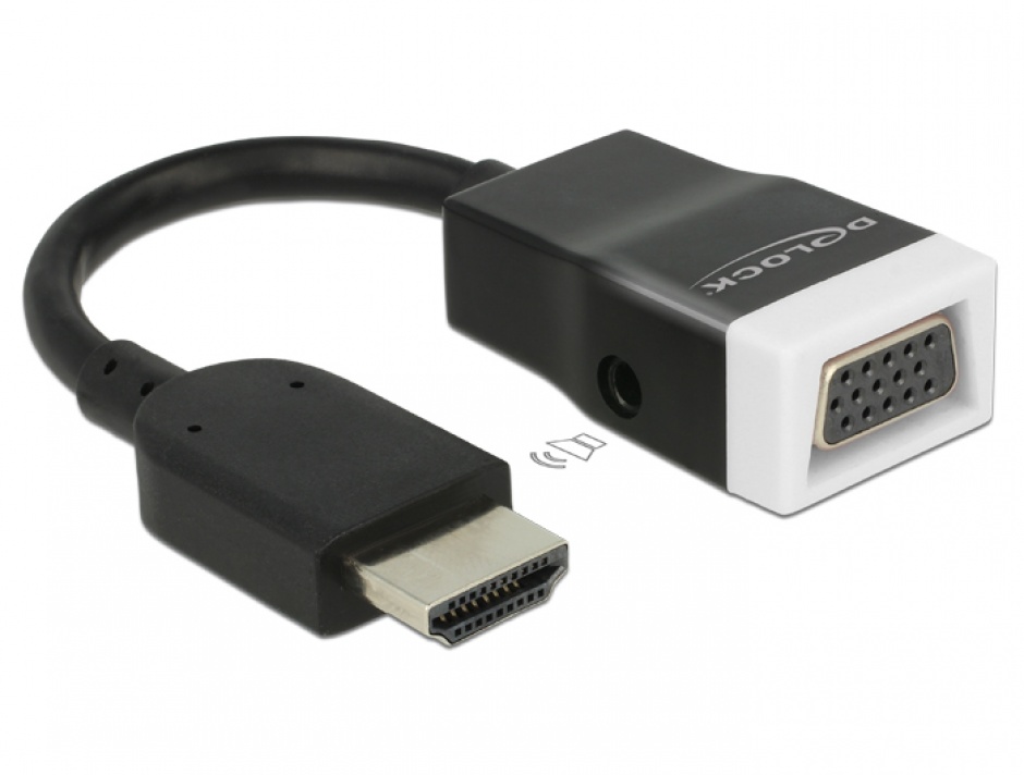 Adaptor HDMI la VGA cu Audio Delock 65587