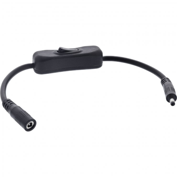 Cablu Prelungitor DC cu Switch InLine IL26906C, 20 cm