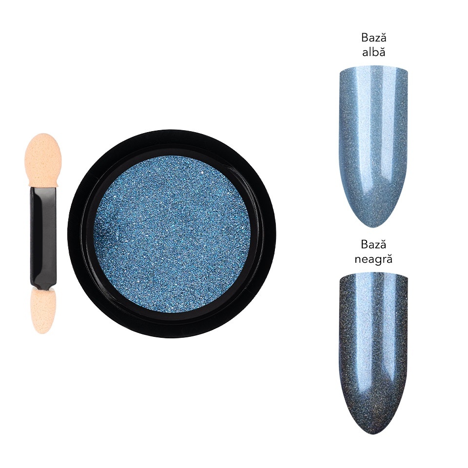 Pigment Unghii Luxorise Sapphire Blue | Efect Laser