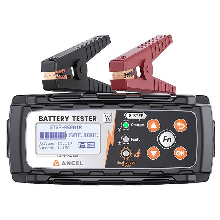 Tester și Încărcător Baterii Ancel BT521 2in1 - imagine 1