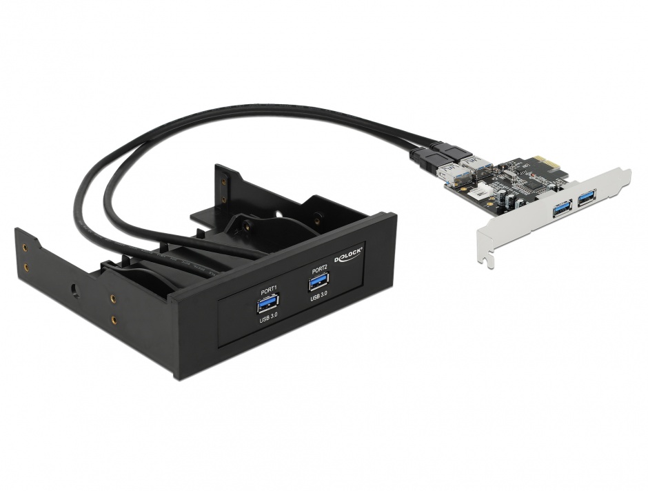 Delock 61893: Card PCI Express + 2xUSB 3.0 Front