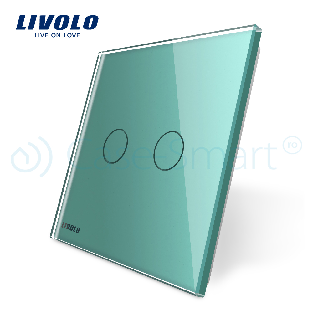 Întrerupator Dublu Touch Livolo din Sticlă - imagine 12