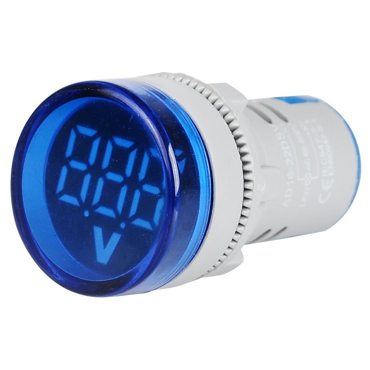 Voltmetru Digital Sinotimer 60-500V LED Albastru