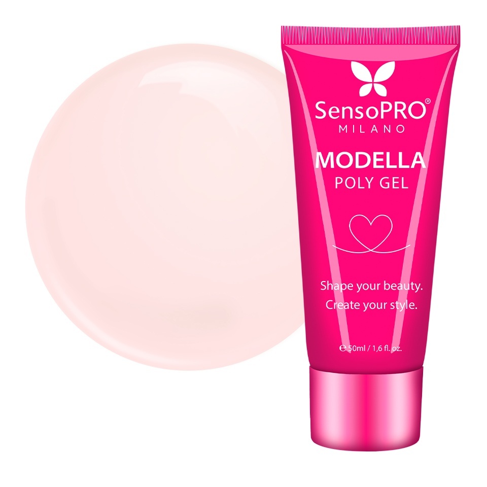 Polygel MODELLA SensoPRO Milano - Nude Silk, 50ml
