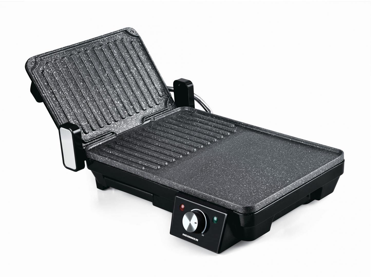 Grill Electric Heinner HEG-F20002P 2000W cu 2 Plăci Non-Stick - imagine 2