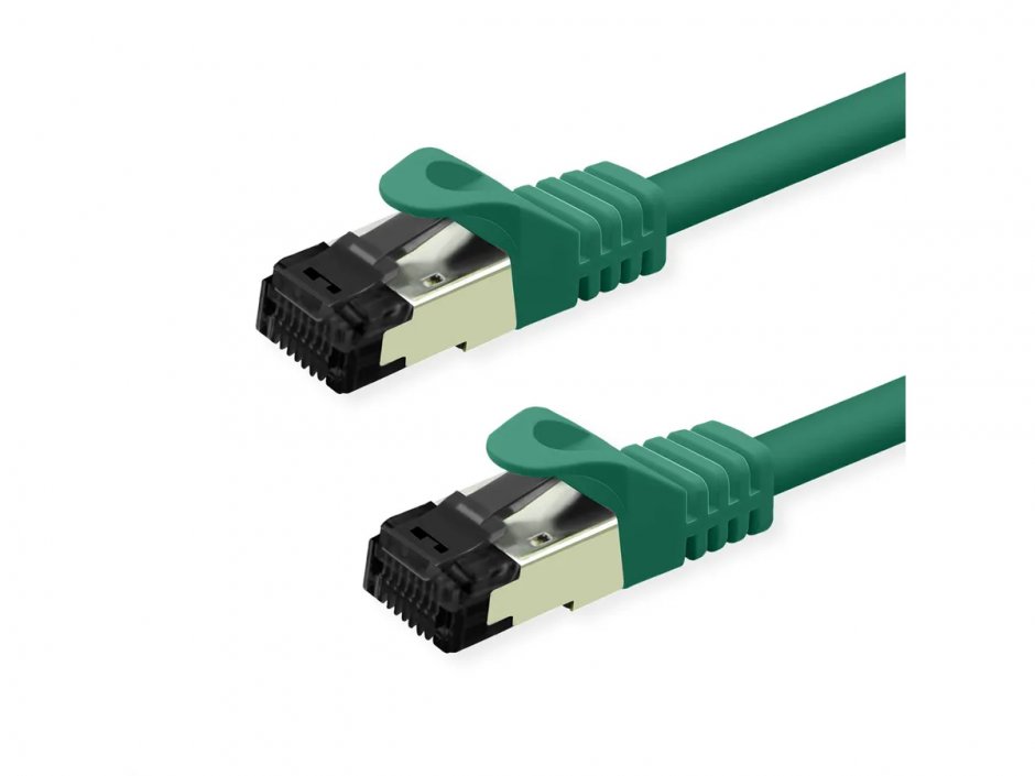 Cablu Rețea Value Cat.8 S/FTP 1m Verde, 25/40 GBit
