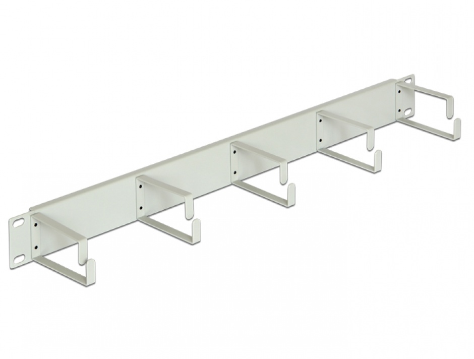 Organizator Cablu Delock 1U Gri