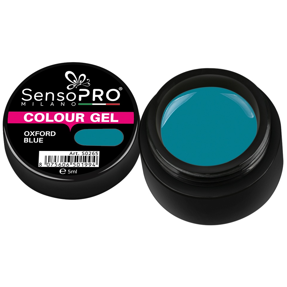 Gel UV Colorat Oxford Blue 5ml SensoPRO