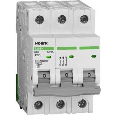 Siguranță Automatică Noark 3P 40A Curba C